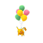 Pokemon GO Pikachu Flying Green